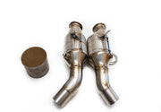 Fabspeed Sport Catalyst Downpipes for Alfa Romeo Giulia Quadrifoglio, product view 3