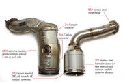 Fabspeed HJS Sport Catalytic Converters for Audi SQ7 TFSI, product view 2