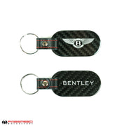 Fabspeed Bentley Crest and Script Carbon-Fiber Keyring