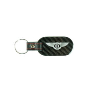 Fabspeed Bentley Crest and Script Carbon-Fiber Keyring, product view 2