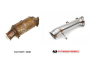 Fabspeed Competition Downpipe for BMW 335i F30 / 435i F32, product view 2