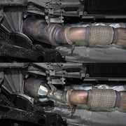 Fabspeed HJS Sport-Cat Downpipe for BMW 335i F30 / 435i F32, product view 11