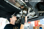 Fabspeed HJS Sport-Cat Downpipe for BMW M2 F87, product view 6