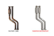 Fabspeed Cat Bypass Link Pipes for BMW M3 E46, product view 2