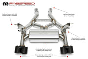 Fabspeed Valved Cat-Back Exhaust for BMW M3 F80 / M4 F82, product view 3
