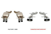 Fabspeed Muffler Bypass Pipes for BMW F10 M5, product view 3