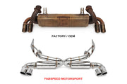 Fabspeed Supersport X-Pipe Exhaust for Ferrari 348 / Mondial T, product view 3