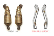 Fabspeed Competition Cat-Bypass Pipes for Ferrari 360, product view 2