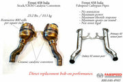 Fabspeed Competition Cat-Bypass Pipes for Ferrari 458 Italia/Speciale, product view 2