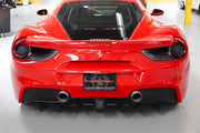 Fabspeed Challenge-Style Titanium Exhaust Tips for Ferrari 488, product view 3