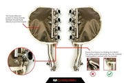 Fabspeed Sport Exhaust Headers for Ferrari F355, product view 8