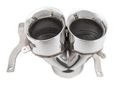 Fabspeed Deluxe Quad Exhaust Tips for Lamborghini Gallardo, product view 4
