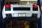 Fabspeed Deluxe Quad Exhaust Tips for Lamborghini Gallardo, product view 6