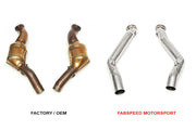 Fabspeed Competition Downpipes for Maserati Ghibli V6 Turbo, product view 2