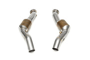 Fabspeed HJS Sport-Cat Downpipes for Maserati Ghibli V6 Turbo