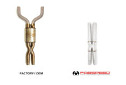Fabspeed Resonator Bypass X-Pipe for Maserati GranTurismo, product view 3