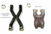 Fabspeed Resonator Bypass X-Pipe for Maserati Quattroporte, product view 2