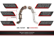 Fabspeed Sport Catalysts for McLaren 600LT, product view 3