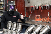 Fabspeed HJS Sport Catalysts for McLaren 650S, product view 7