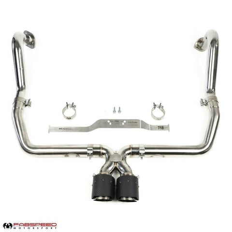 Fabspeed Porsche 718 Boxster/Cayman Maxflo Cat-Back Exhaust System (2017+) (Image: 1)