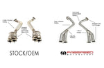 Fabspeed Porsche 718 GT4 / GTS / Spyder Over Axle Link Pipes (2020+) (Image: 2)