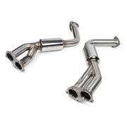 Fabspeed Porsche 718 GT4 / GTS / Spyder Over Axle Link Pipes (2020+) (Image: 3)