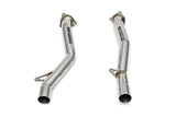 Fabspeed Porsche 958.2 Cayenne Turbo / Turbo S Secondary Competition Link Pipes (2015-2018) (Image: 1)