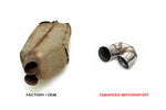 Fabspeed Porsche 964 Turbo 965 / C2 Turbo Secondary Muffler Bypass Pipe (1990-1994) (Image: 2)