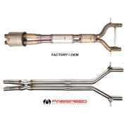Fabspeed Resonator Bypass X-Pipe for Porsche 970 Panamera S V8, product view 2