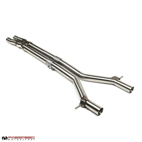 Fabspeed Porsche 970 Panamera Turbo / Turbo S Resonator Bypass X-Pipe (2010-2016) (Image: 1)