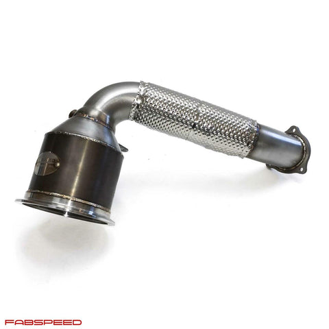 Fabspeed Porsche 971 Panamera V6 Primary Sport Catalytic Converter Downpipe (2017+) (Image: 1)