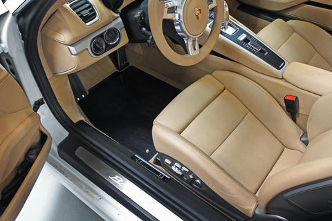 Fabspeed Porsche 981 Boxster Cayman Carbon Fiber Floor Mats / Track Mats (Image: 1)