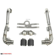 Fabspeed Porsche 981 Cayman GT4 / Spyder Valvetronic GT3 Muffler Conversion Kit (Image: 1)