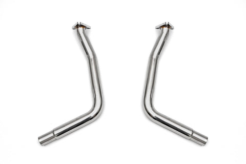 Image of Fabspeed Porsche 986 Boxster 2nd link comp. Pipes (2000-2004)