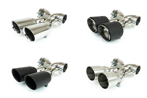 Fabspeed Porsche 987 Boxster / Cayman Maxflo True X-Pipe with Dual Tips (2005-2008) (Image: 1)