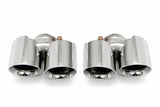 Fabspeed Porsche 991 Carrera Deluxe Quad-Style Tips (NON-S / NON-PSE) (2012-2016) (Image: 1)