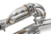 Fabspeed Porsche 991 Carrera Valvetronic Center Muffler Bypass X-Pipe (Valved Exhaust Only) (2012-2016) (Image: 6)