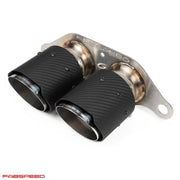 Fabspeed Porsche 991 GT3 / GT3 RS Deluxe Dual Style Tips (2014-2016) (Image: 2)