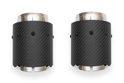 Fabspeed Porsche 991.2 Carrera Deluxe Dual Style Tips (for PSE) (2017-2019) (Image: 1)