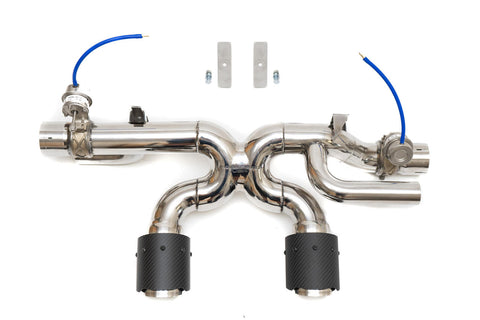 Fabspeed Porsche 991.2 Carrera Valvetronic Center Muffler Bypass X-Pipe (PSE Only) (Image: 1)