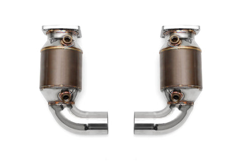Fabspeed Porsche 991.2 Turbo / Turbo S  Sport Catalytic Converters (2017+) (Image: 1)