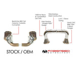 Fabspeed Porsche 992 Carrera link comp. Pipes (2020+) (Image: 1)