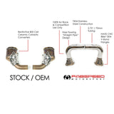 Fabspeed Porsche 992 Carrera link comp. Pipes (2020+) (Image: 1)