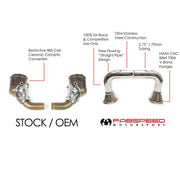 Fabspeed Porsche 992 Carrera link comp. Pipes (2020+) (Image: 1)