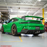 Fabspeed Porsche 992 GT3 / GT3 RS Deluxe Dual Style Tips (2022+) (Image: 10)