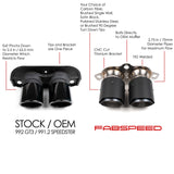 Fabspeed Porsche 992 GT3 / GT3 RS Deluxe Dual Style Tips (2022+) (Image: 13)