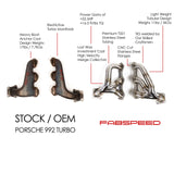 Fabspeed Porsche 992 Turbo / Turbo S Sport Headers (2021+) (Image: 1)
