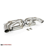 Fabspeed Porsche 992 Twin Turbo / Twin Turbo S Cat-Back Valvetronic Maxflo Exhaust System (2021+) (Image: 4)