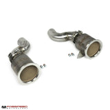 Fabspeed Porsche 992 Twin Turbo / Twin Turbo S Sport Catalytic Converters with GT2RS Style Outlets (2021+) (Image: 6)