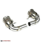 Fabspeed Porsche 992 Twin Turbo / Twin Turbo S Sport Catalytic Converters with GT2RS Style Outlets (2021+) (Image: 5)